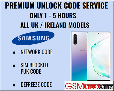 Same Day Samsung S8 Unlock Code Free